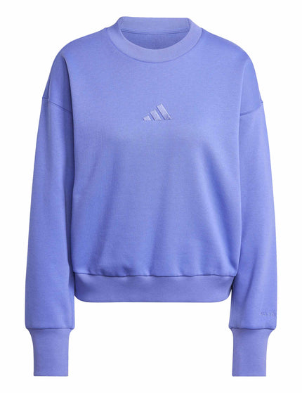 adidas ALL SZN Fleece Loose Sweatshirt - Semi Cobalt Blueimages6- The Sports Edit