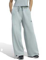 adidas | ALL SZN Fleece Loose Wide-Leg Pants - Black | The Sports Edit