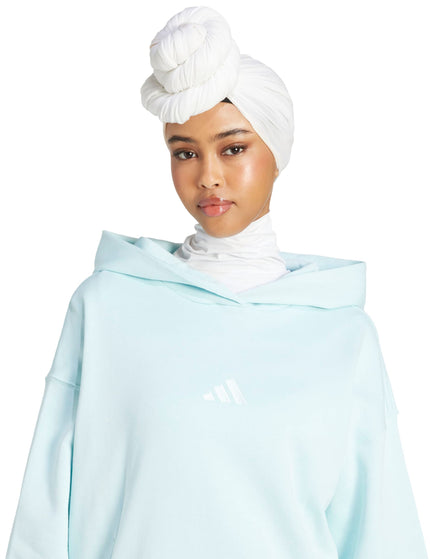 adidas ALL SZN French Terry Loose Hoodie - Halo Mintimages3- The Sports Edit