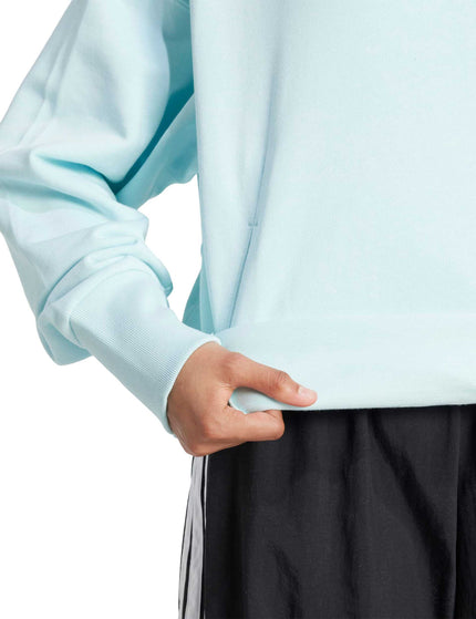 adidas ALL SZN French Terry Loose Hoodie - Halo Mintimages4- The Sports Edit