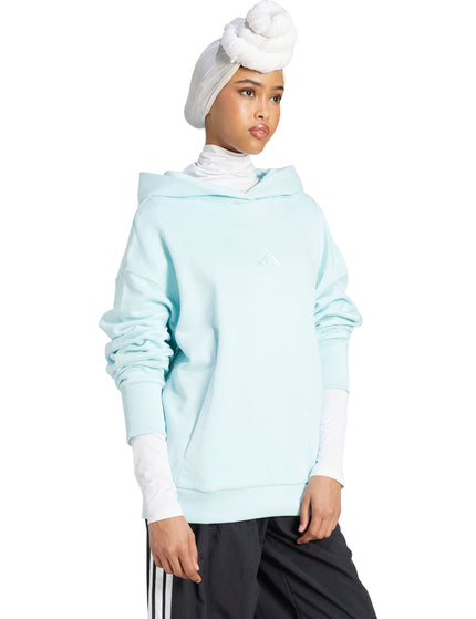 adidas ALL SZN French Terry Loose Hoodie - Halo Mintimages5- The Sports Edit