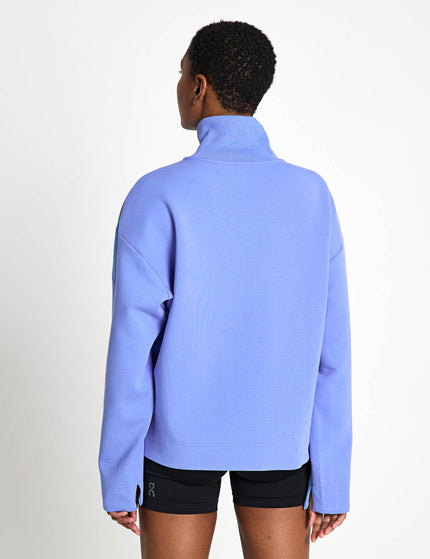 adidas ALL SZN Soft Lux Quarter-Zip - Blue Fusionimages2- The Sports Edit