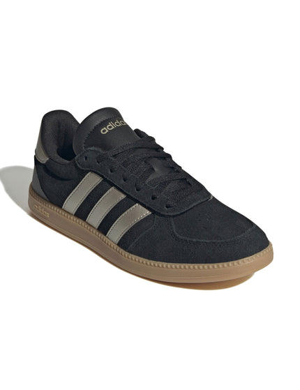 adidas Breaknet Sleek Shoes - Core Black/Cyber Metallic/Gum 3images2- The Sports Edit