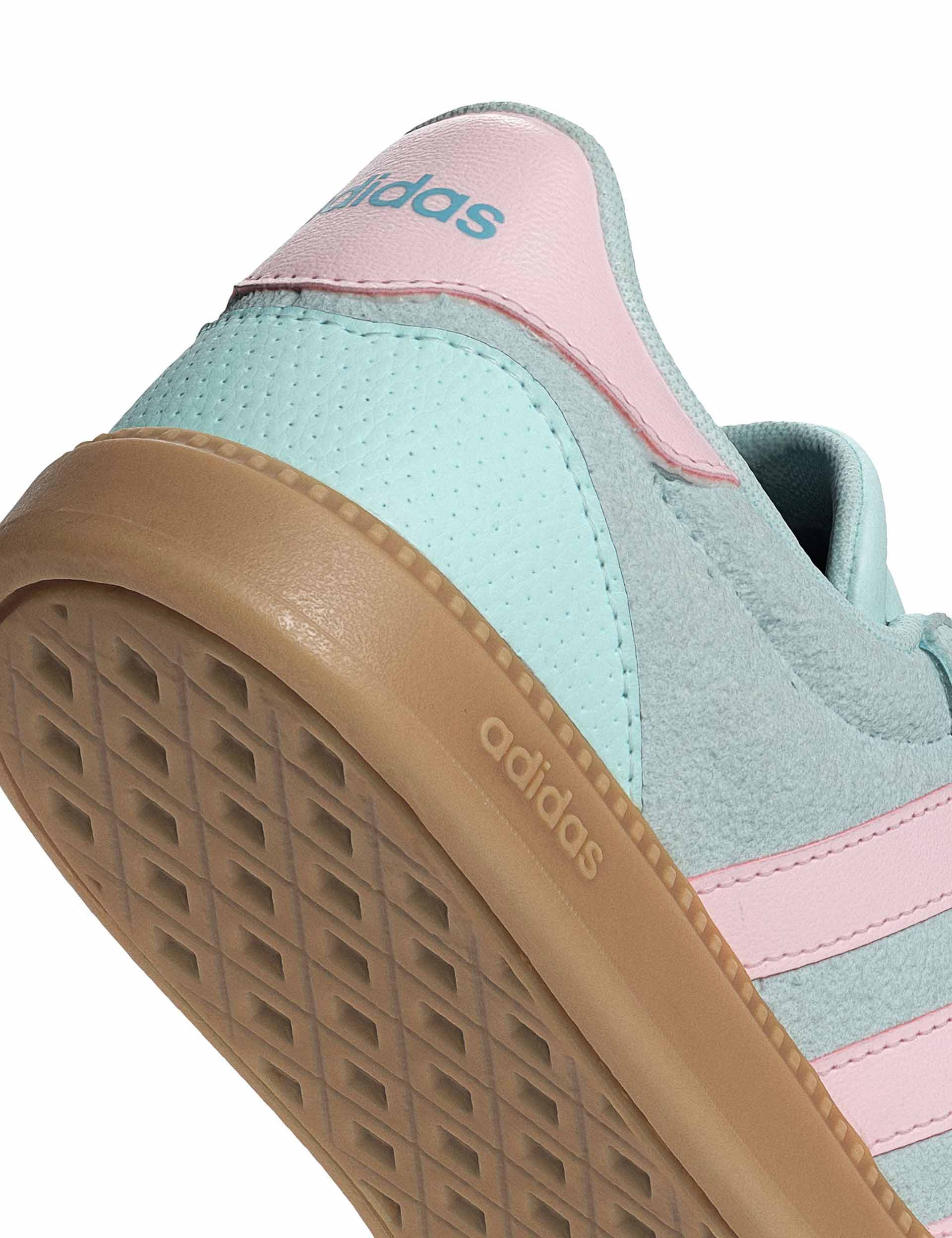 adidas gazelle silver green womens adidas GS Gazelle main image 0