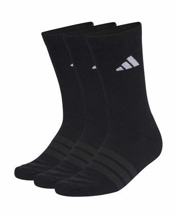 Cushioned Sportswear Crew Socks 3 Pair Pack - Black/White