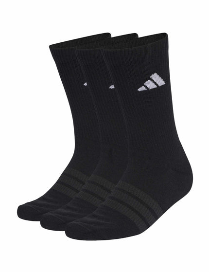 Cushioned Sportswear Crew Socks 3 Pair Pack - Black/White