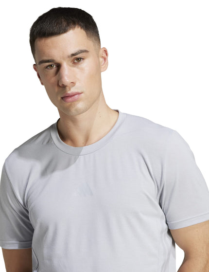 adidas Designed 4 Training 3-Stripes Tee - Halo Silverimages4- The Sports Edit