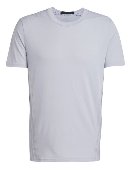 adidas Designed 4 Training 3-Stripes Tee - Halo Silverimages6- The Sports Edit