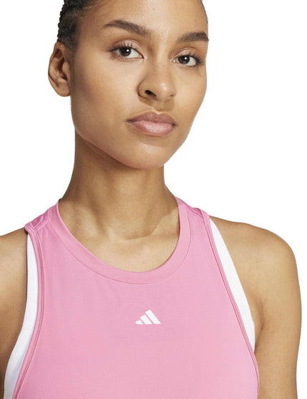 adidas Designed for Training Tank Top - Pink Fusionimages3- The Sports Edit
