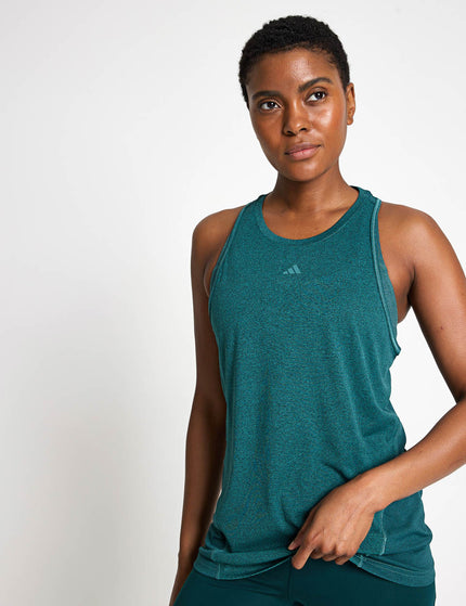 adidas Designed for Training Tank Top - Preloved Teal/Aurora Ivyimages1- The Sports Edit