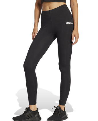 Essentials Linear Cotton Leggings - Black/White