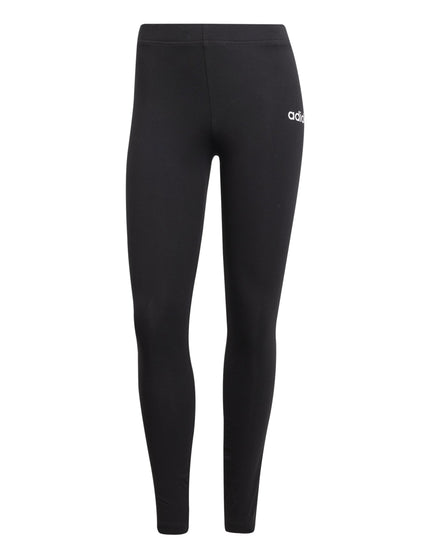 adidas Essentials Linear Cotton Leggings - Black/Whiteimages6- The Sports Edit