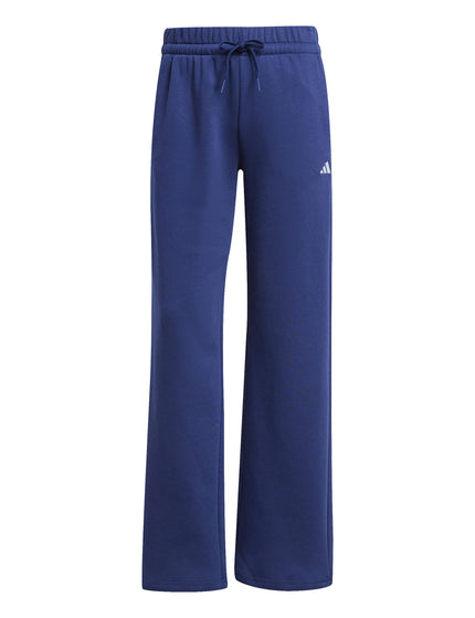 adidas Essentials Small Logo Feel Cozy Open-Hem Joggers - Dark Blue/Whiteimages6- The Sports Edit