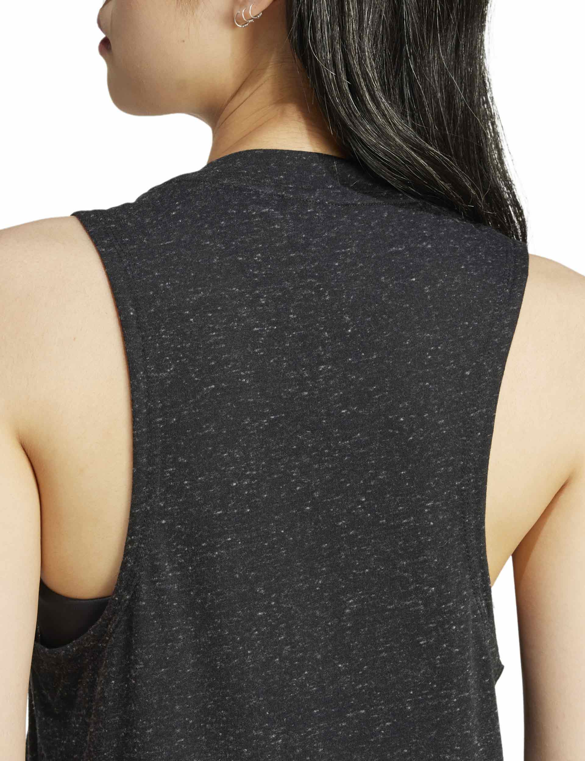 H10199 adidas | Essentials Winners Tank Top - Black/White | The Sports Edit