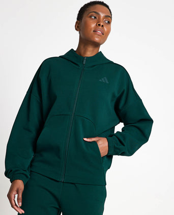 Future Icons Small Logo Full-Zip Hoodie - Aurora Ivy