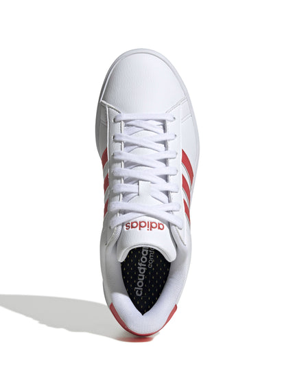 adidas Grand Court 2.0 Shoes - Cloud White/Semi Lucid Redimages6- The Sports Edit