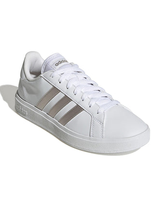 Grand Court Base 2.0 Shoes - Cloud White/Platinum Metallic