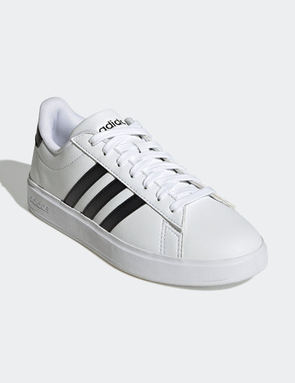 adidas Grand Court Cloudfoam Lifestyle Court Comfort Shoes - Cloud White/Core Blackimages2- The Sports Edit