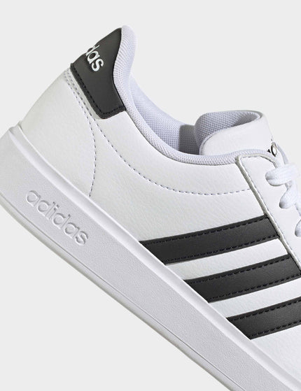 adidas Grand Court Cloudfoam Lifestyle Court Comfort Shoes - Cloud White/Core Blackimages8- The Sports Edit