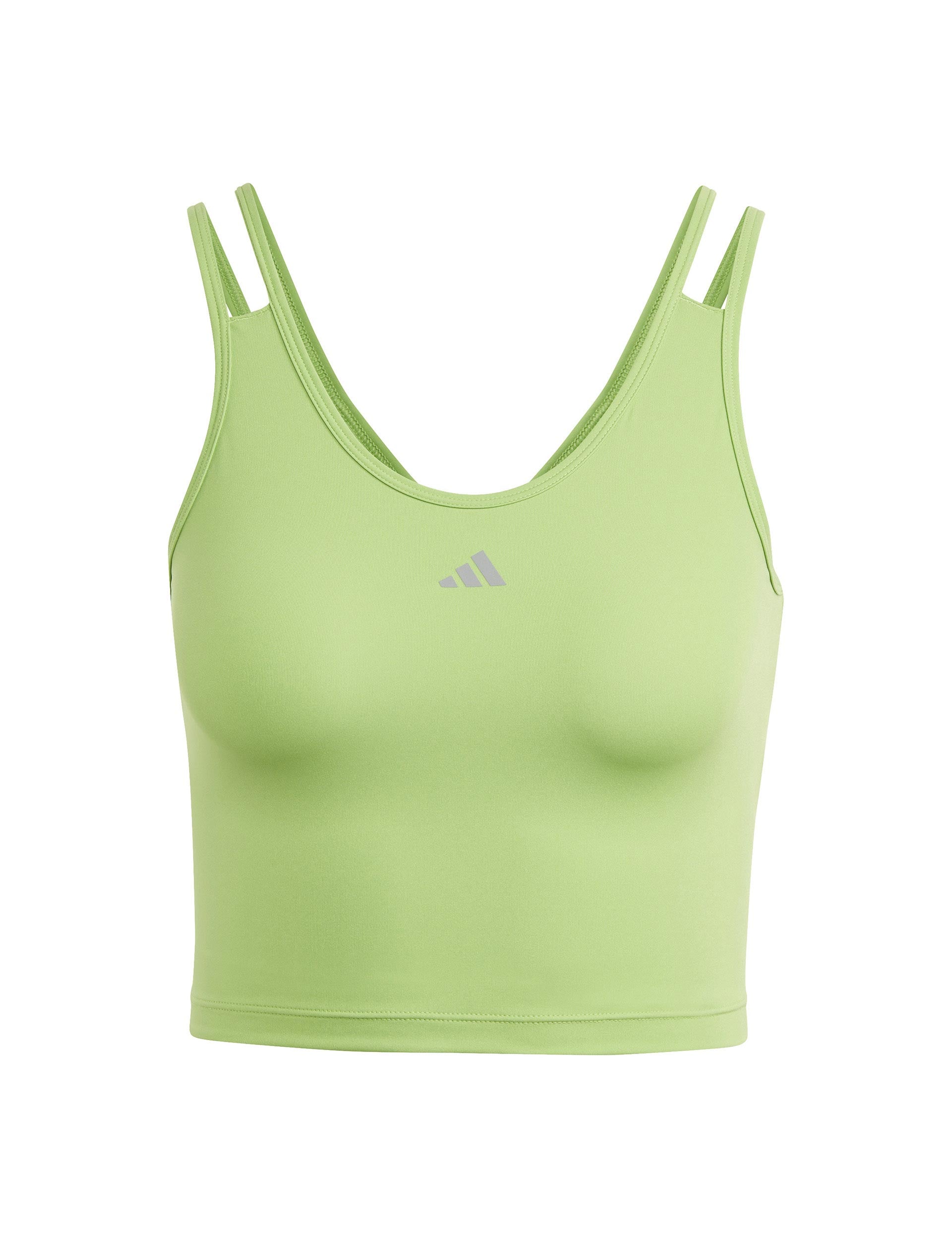 Lime green 2025 adidas tops