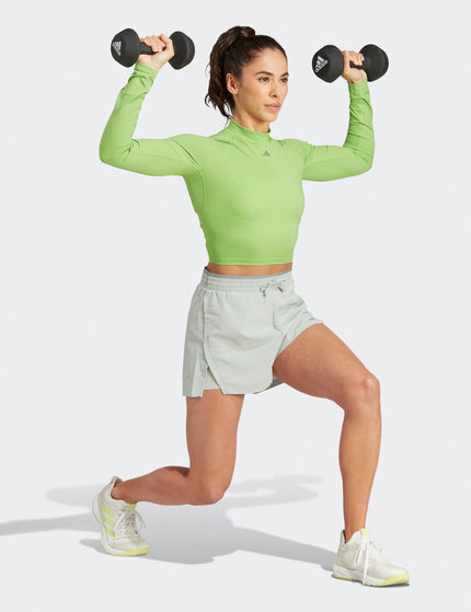 Adidas HIIT HEAT.RDY Two-in-One Shorts - Wonder Silverimages5- The Sports Edit