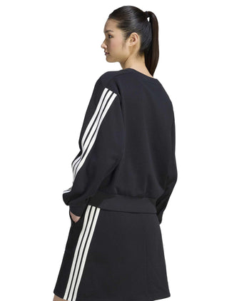 adidas Kit 3-Stripes Sweatshirt - Black/Off White