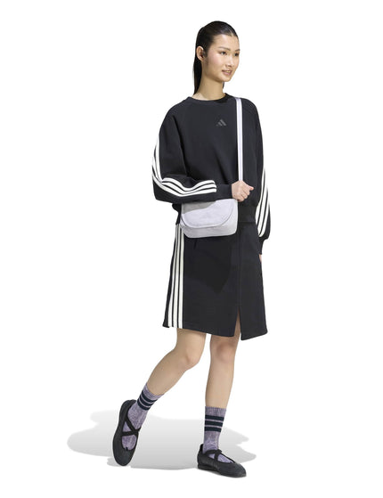 adidas adidas Kit 3-Stripes Sweatshirt - Black/Off Whiteimages5- The Sports Edit