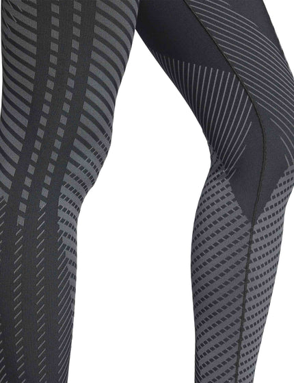 adidas Knitted Training 7/8 Leggings - Black/Grey Siximages4- The Sports Edit