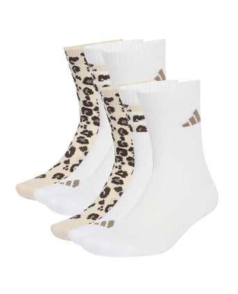 Leo Graphic Socks 3 Pair Pack - Crystal Linen/Khaki Six/Dark Brown