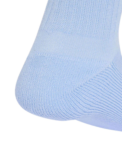 adidas Linear Crew Cushioned Socks 3 Pairs - Earth Strata/Glow Blueimages4- The Sports Edit