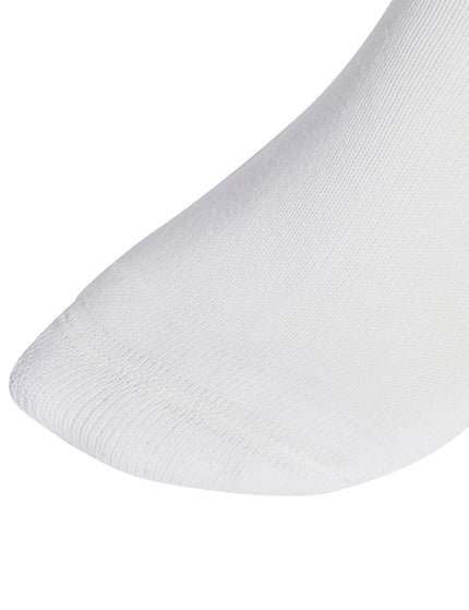 adidas Linear Crew Cushioned Socks 3 Pairs - White/Powder Teal/Clear Pink/Blue Fusionimages3- The Sports Edit