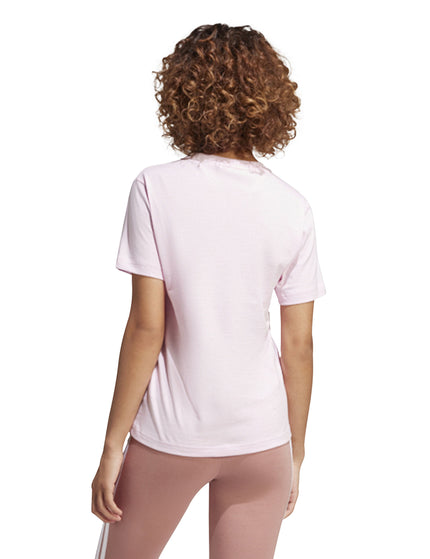 adidas Lounge Mini Graphic T-Shirt - Clear Pinkimages2- The Sports Edit