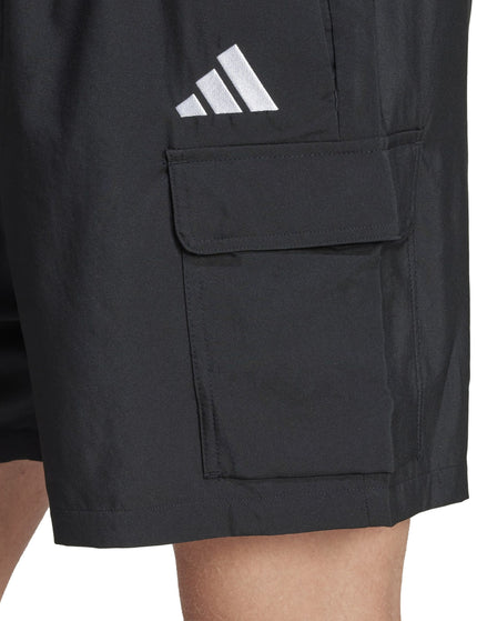 adidas Essentials Cargo Chelsea Shorts - Black/Whiteimages4- The Sports Edit