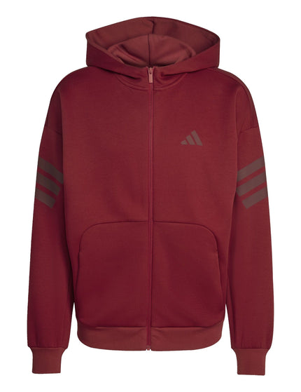 adidas Future Icons 3-Stripes Full-Zip Hoodie - Active Maroonimages6- The Sports Edit
