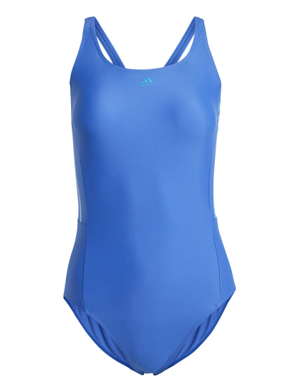 adidas Mid 3-Stripes Swimsuit - Team Royal Blue/Bright Royalimages6- The Sports Edit