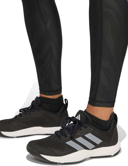 adidas Optime AOP Full Length Leggings - Blackimages4- The Sports Edit