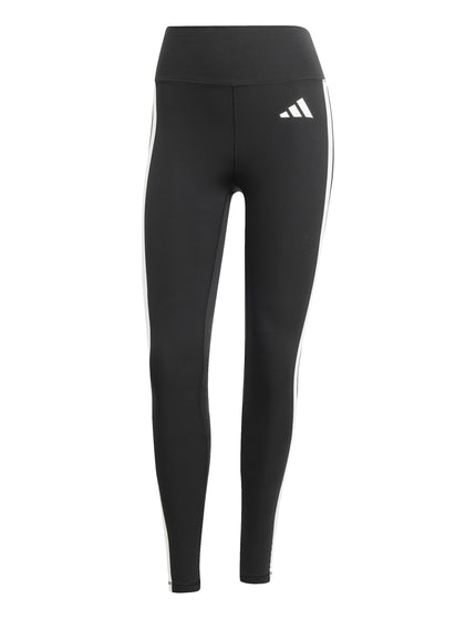adidas Optime Essentials 3-Stripes 7/8 Leggings - Black/Whiteimages6- The Sports Edit