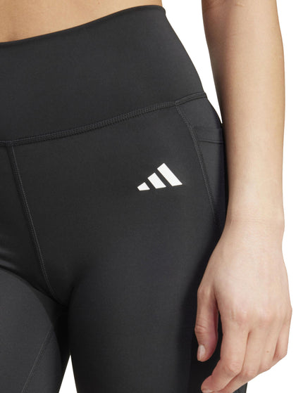 adidas Optime Essentials Stash Pocket 7-Inch Short Leggings - Blackimages3- The Sports Edit