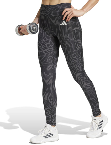adidas Optime Essentials Stash Pocket Full-Length Leggings - Blackimages1- The Sports Edit