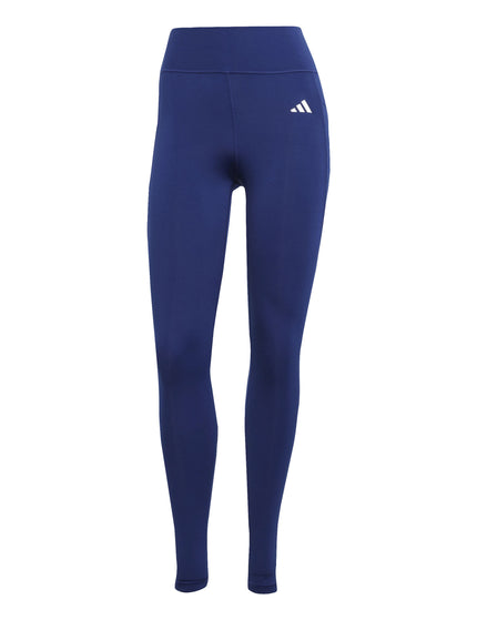 adidas Optime Essentials Stash Pocket Full-Length Leggings - Dark Blue/Whiteimages6- The Sports Edit