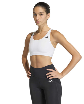 Optime Essentials Workout Medium Support Bra - White
