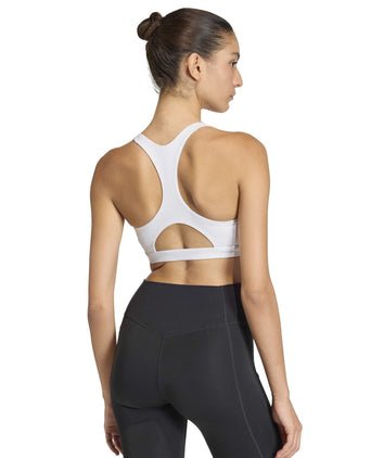 Optime Essentials Workout Medium Support Bra - White