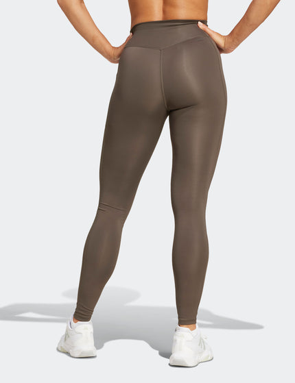 adidas Optime Full-Length Leggings - Shadow Oliveimages2- The Sports Edit