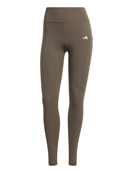adidas Optime Full-Length Leggings - Shadow Oliveimages6- The Sports Edit