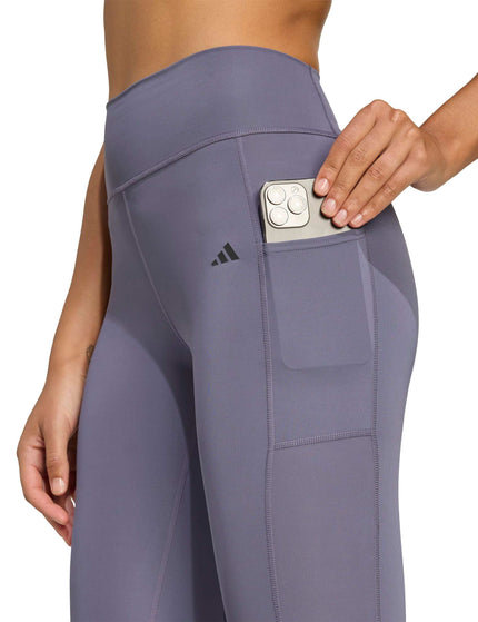 adidas Optime Full Length Leggings - Preloved Violetimages3- The Sports Edit