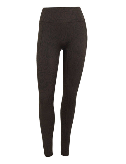 adidas Optime Primelift Snake 7/8 Leggings - Aurora Coffee/Blackimages6- The Sports Edit