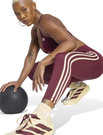 adidas adidas Originals Sport Superstar 7/8 Leggings - Maroonimages4- The Sports Edit