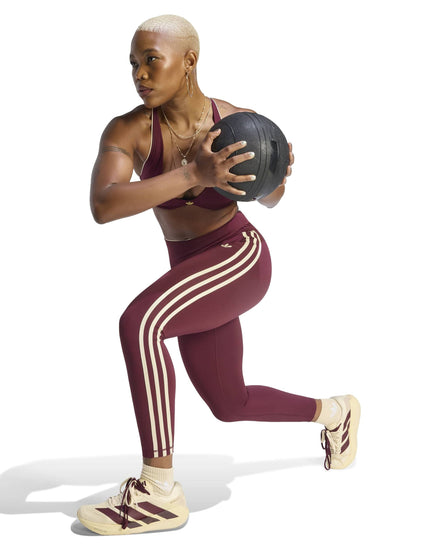 adidas adidas Originals Sport Superstar 7/8 Leggings - Maroonimages5- The Sports Edit