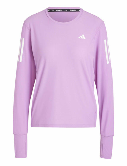 adidas Own The Run Long Sleeve Top - Preloved Purpleimages6- The Sports Edit