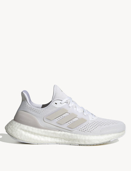 adidas Pureboost 23 Shoes - Cloud White/Grey Two/Core Blackimages1- The Sports Edit